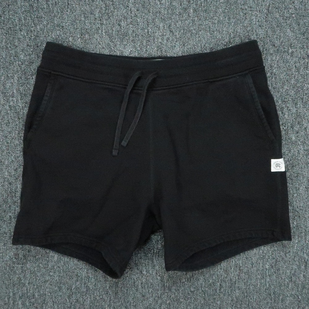 Reigning Champ Shorts Mens Large Black Sweat Athletic Training